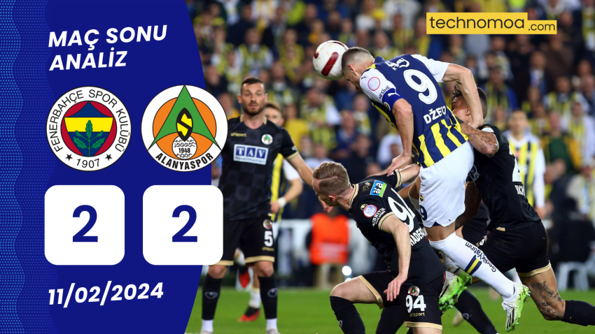 Kazanılmış 1 Puan | Fenerbahçe 2 – 2 Alanya Spor Maç Sonu