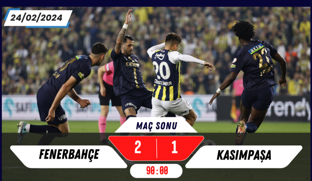 Şampiyonluk Değil Umut Verme Oyunu – Fenerbahçe 2-1 Kasımpaşa
