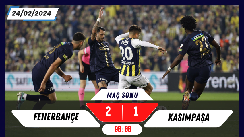 Şampiyonluk Değil Umut Verme Oyunu – Fenerbahçe 2-1 Kasımpaşa